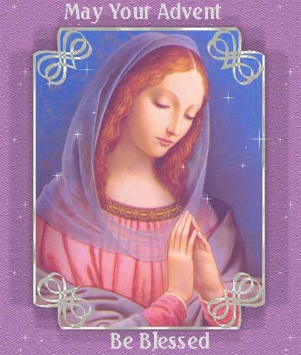 Marian Advent Card