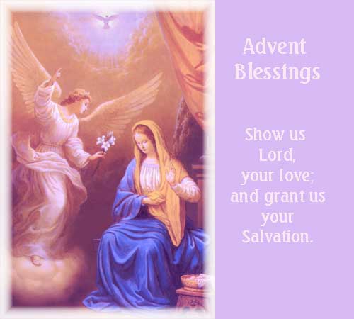 Marian Advent Card