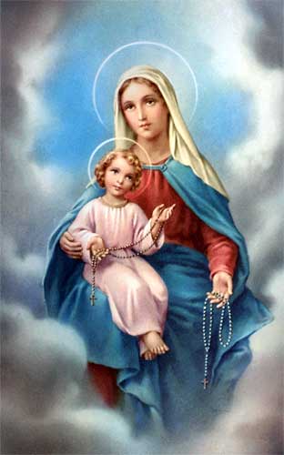 Our Lady of the Rosary with the Infant Jesus