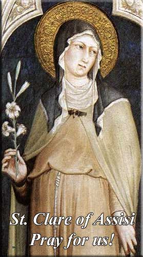 St. Clare of Assisi