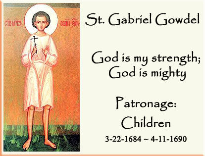 Saint Gabriel Gowdel