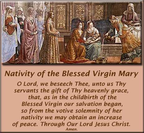 Nativity of the Blessed Virgin Mary