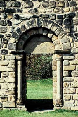 image of ancient stone archway
